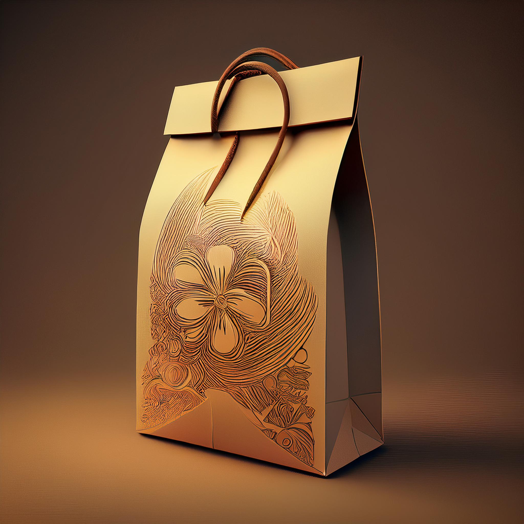 Firefly restaurant packaging, paper bag 55970